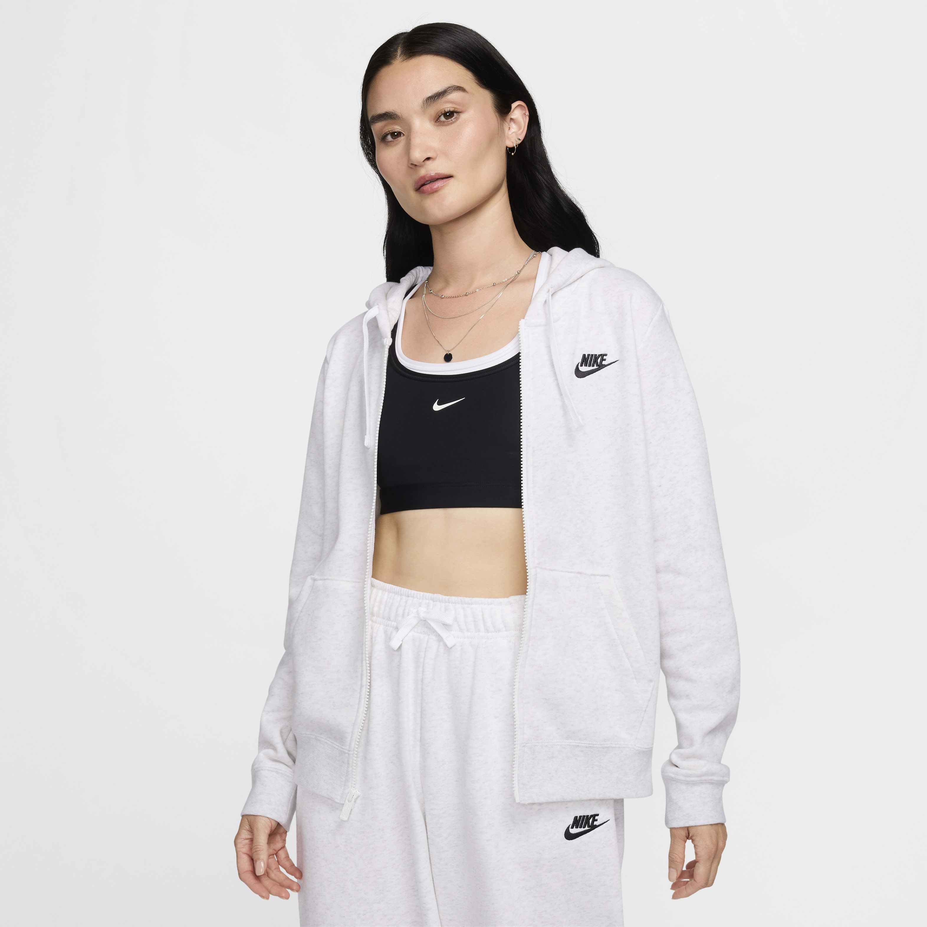 Poleron blanco nike sale