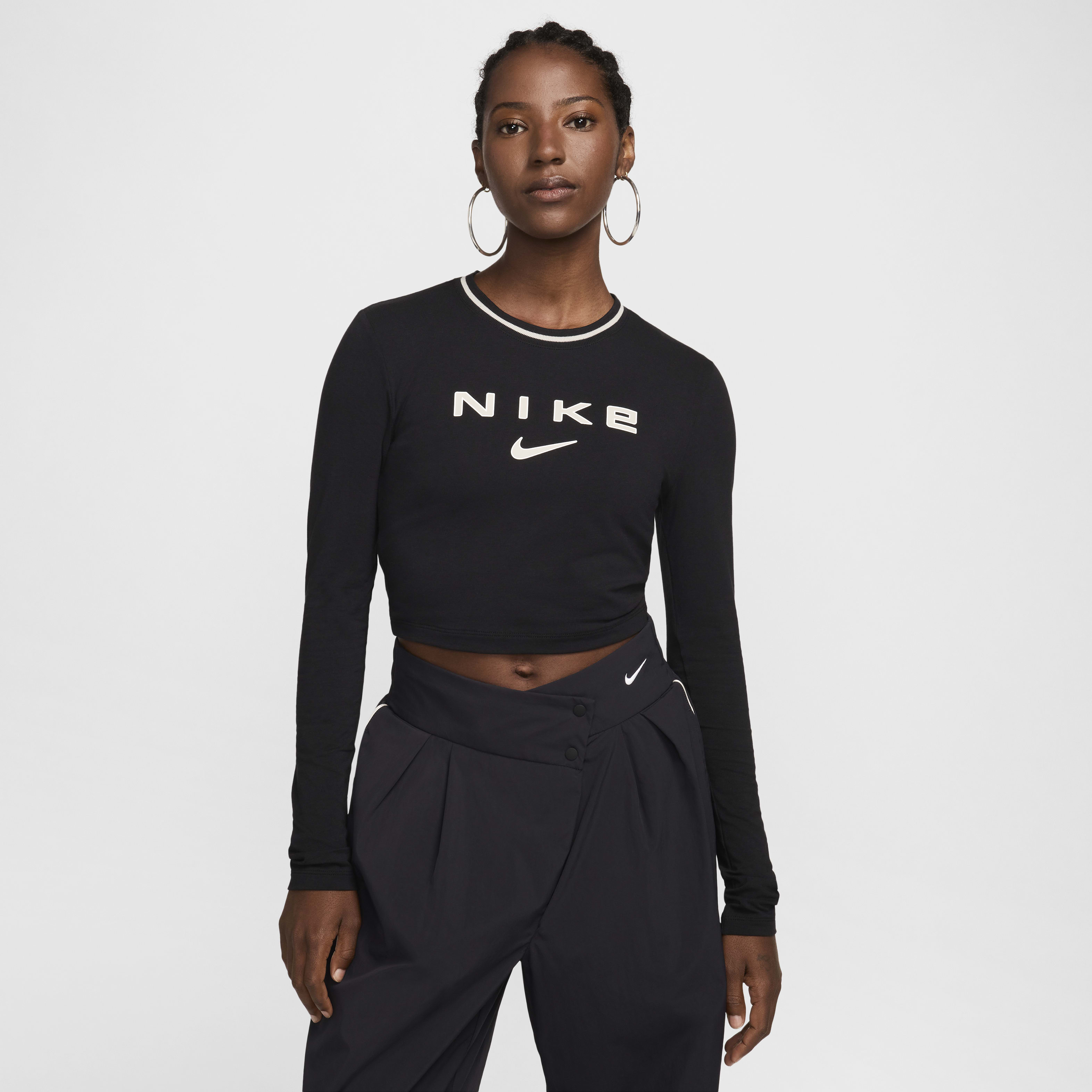 Polera manga larga nike mujer sale