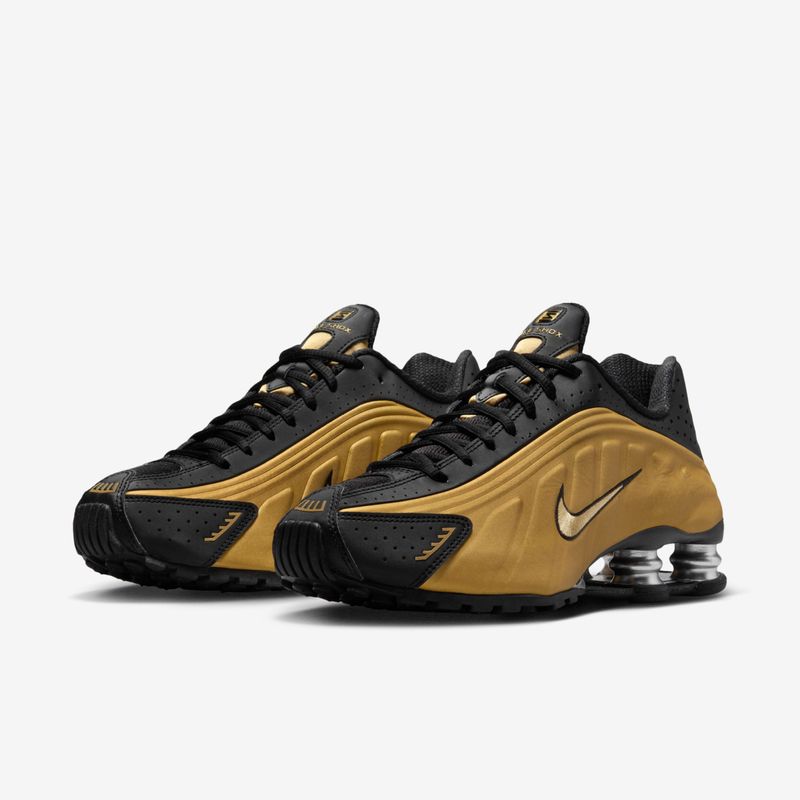 Nike shox doradas online