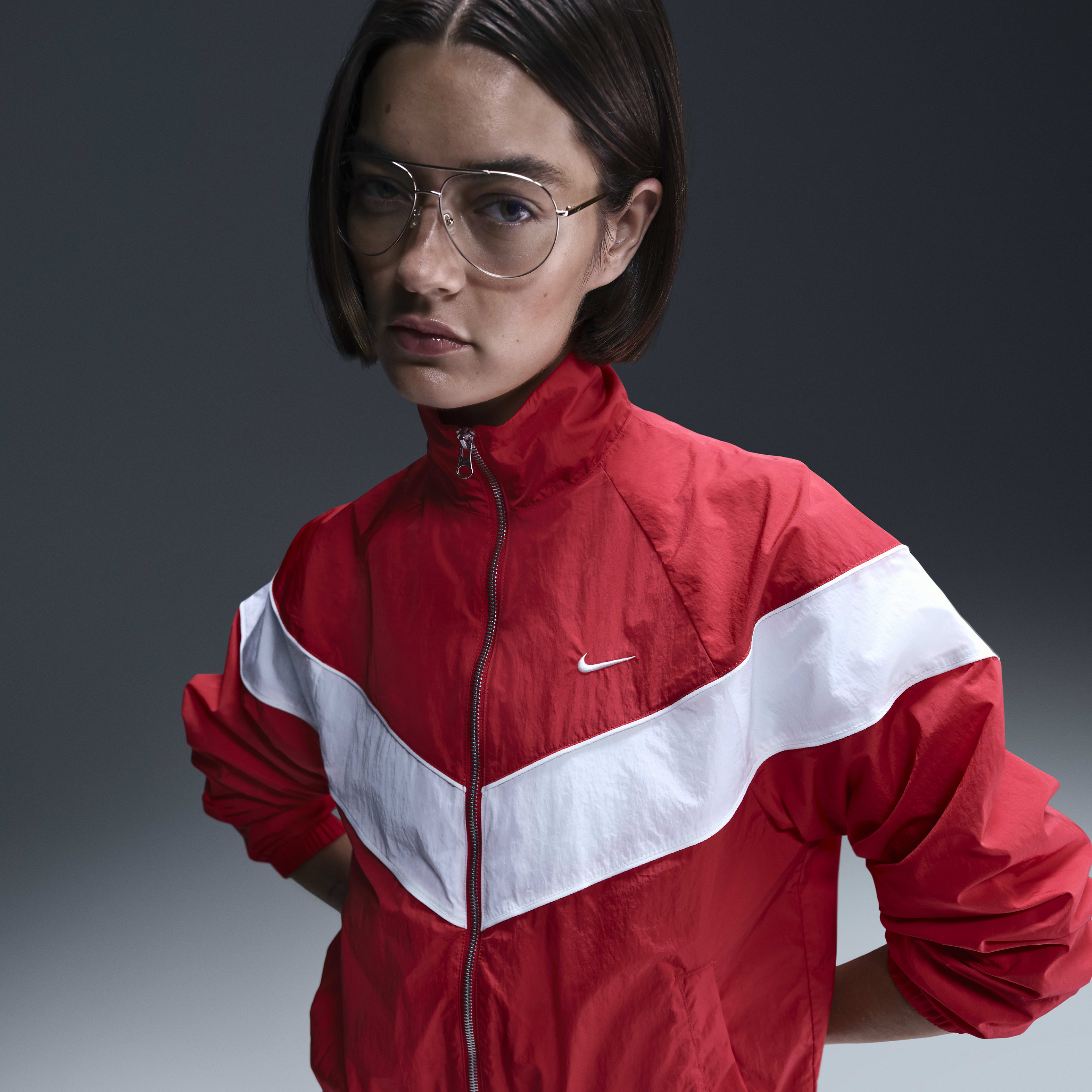 Nike Nike Windrunner Chaqueta de tejido Woven de cierre completo con proteccion UV para mujer Ofertitas