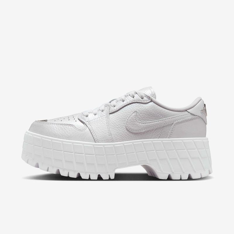 Brooklyn Low White Metallic Silver