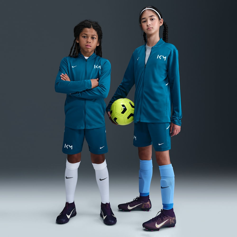 Kylian Mbappé Academy Short de fútbol Nike Dri-FIT para niños grandes