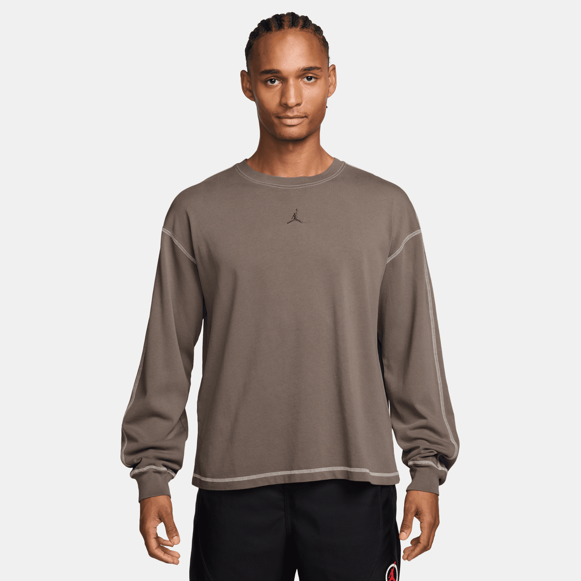 Jordan Flight Polera de manga larga de alta densidad para hombre