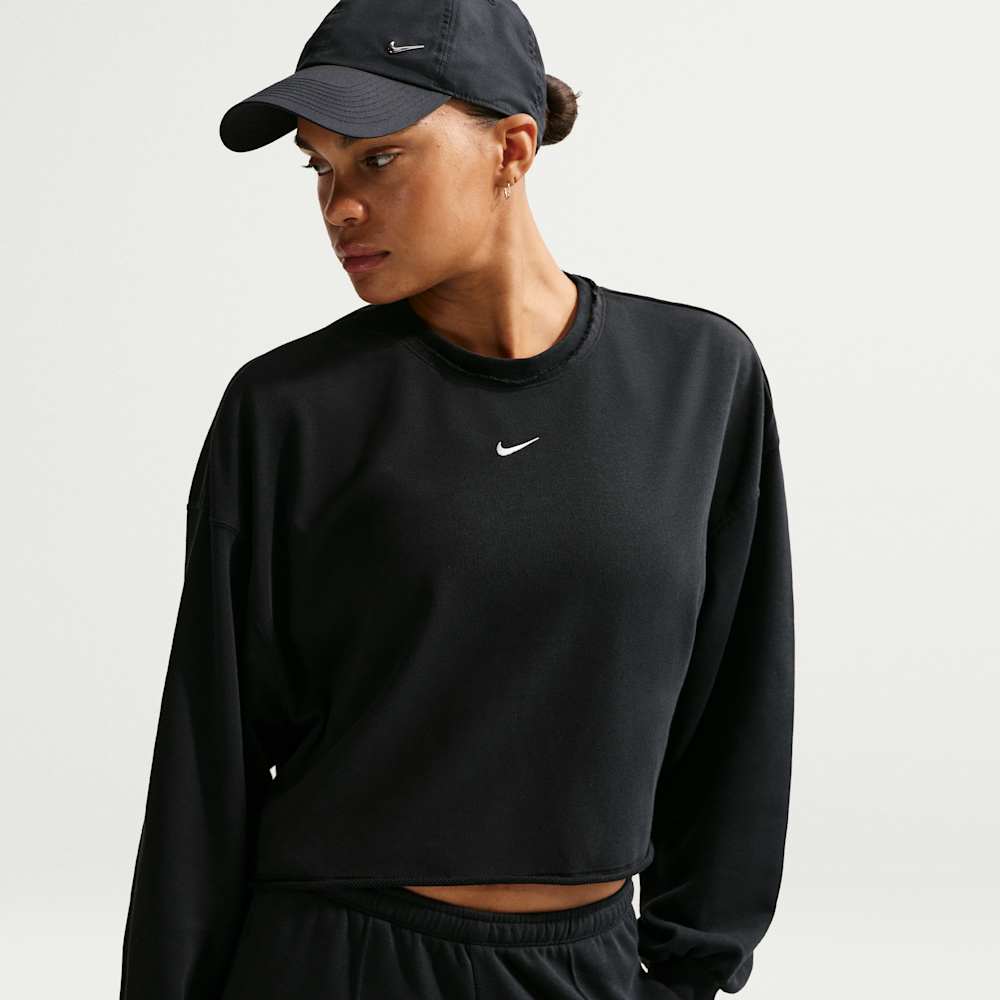 Nike Sportswear Chill Terry Polerón French Terry de cuello redondo con calce oversize para mujer
