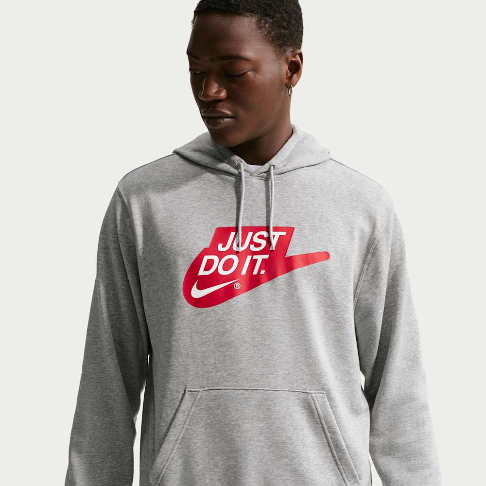 Nike Sportswear Club Polerón con gorro de tela Fleece para hombre