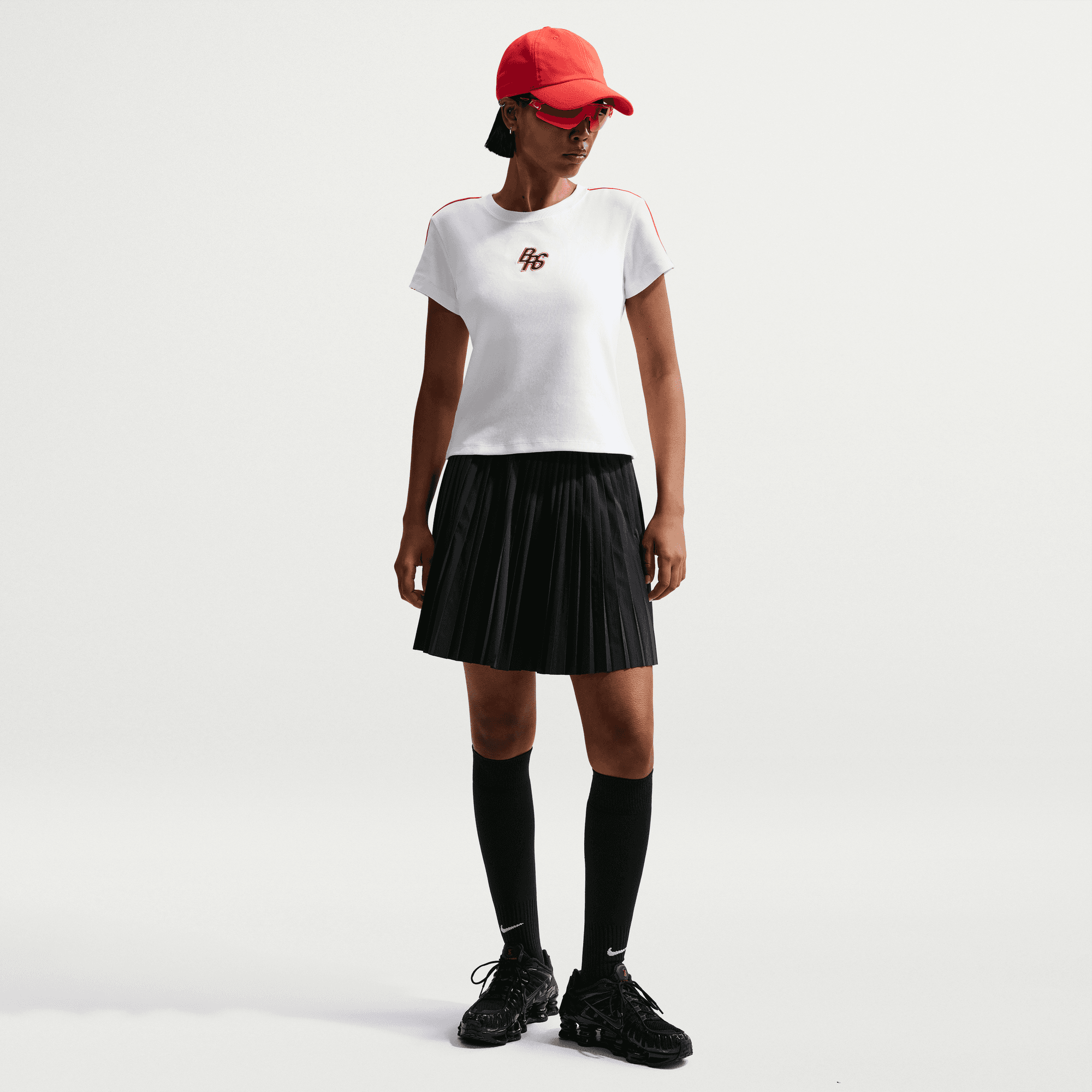 Nike Sportswear Polera ajustada acanalada para mujer