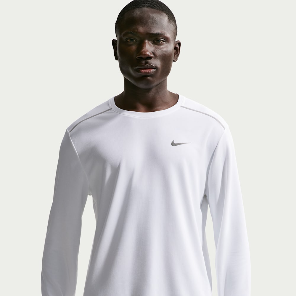 Nike Miler Polera de running Dri-FIT UV de manga larga para hombre