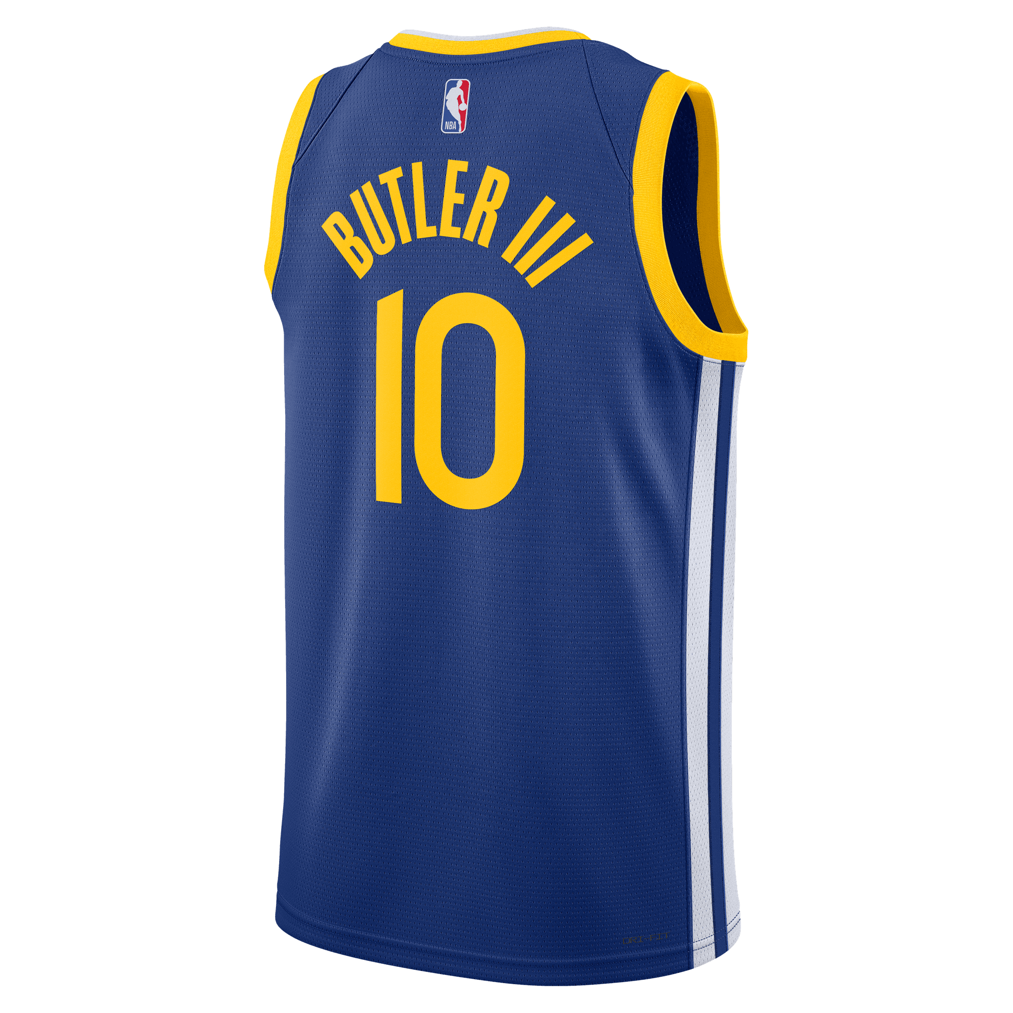 Golden State Warriors Icon Edition Jersey Nike Dri-FIT de la NBA Swingman para hombre