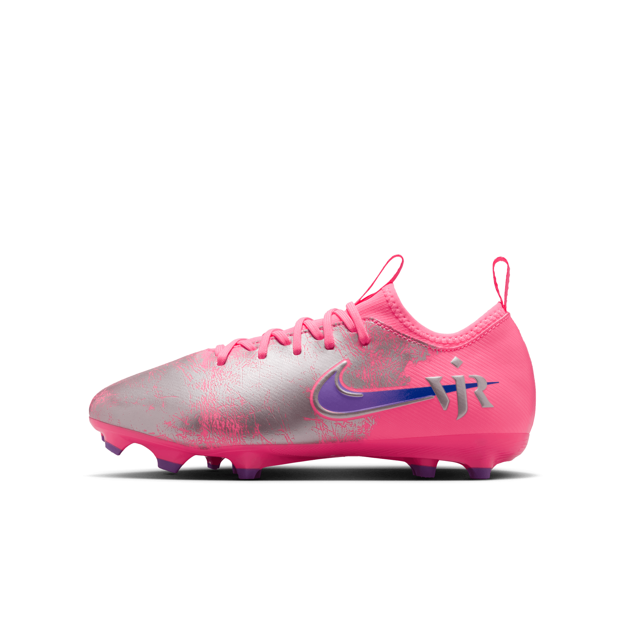 Vinicius Junior Nike Jr. Mercurial Vapor 16 Academy "Vini Jr." Zapatos de fútbol Low-Top para cancha multiterreno para niños grandes
