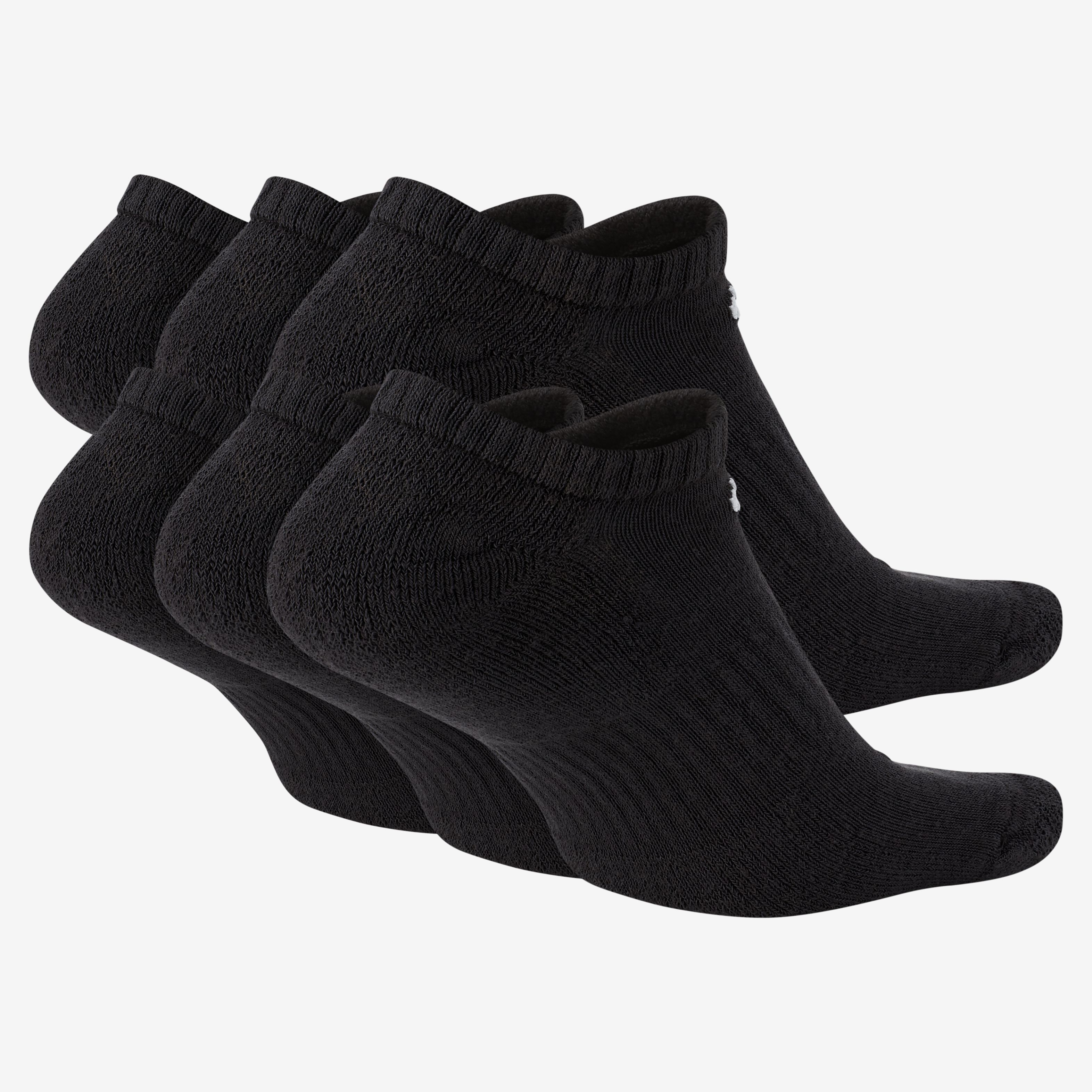 Nike Everyday Cushioned Training No-Show Socks (6 Pairs