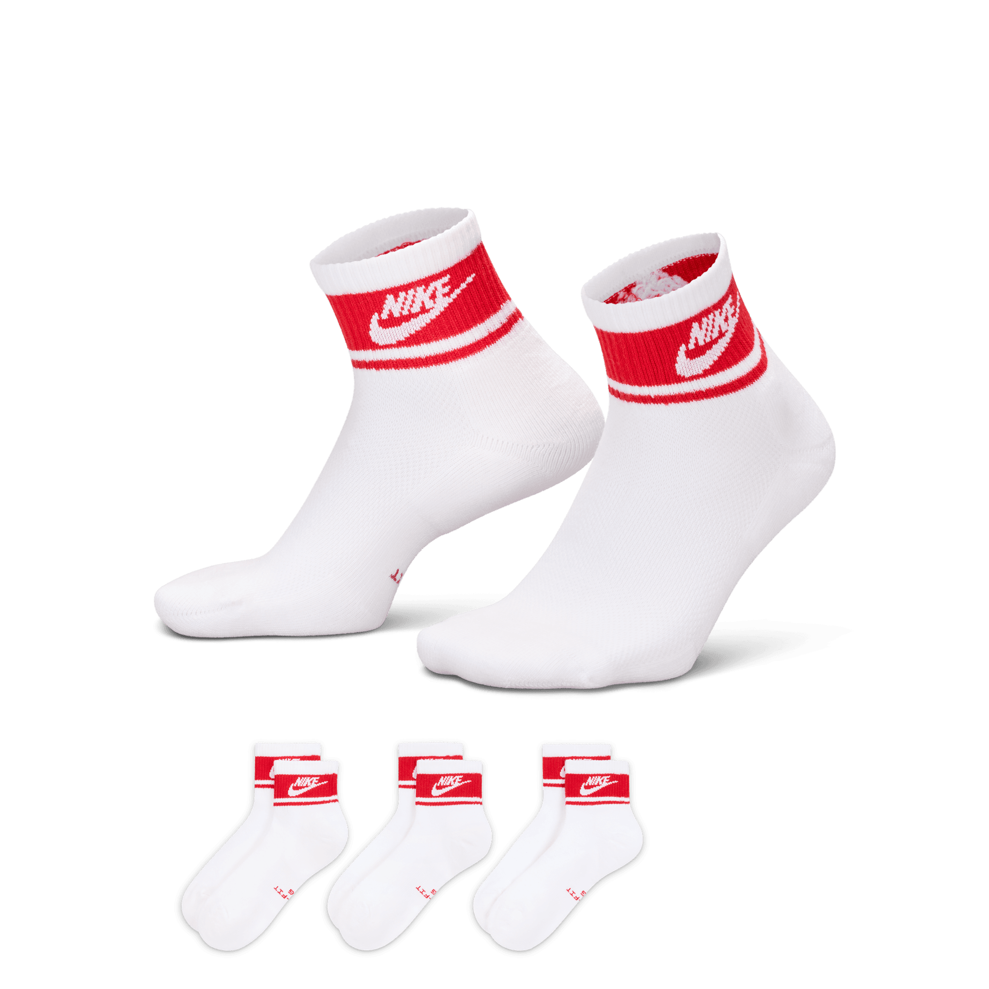 Nike Everyday Elevated Calcetines al tobillo (3 pares)