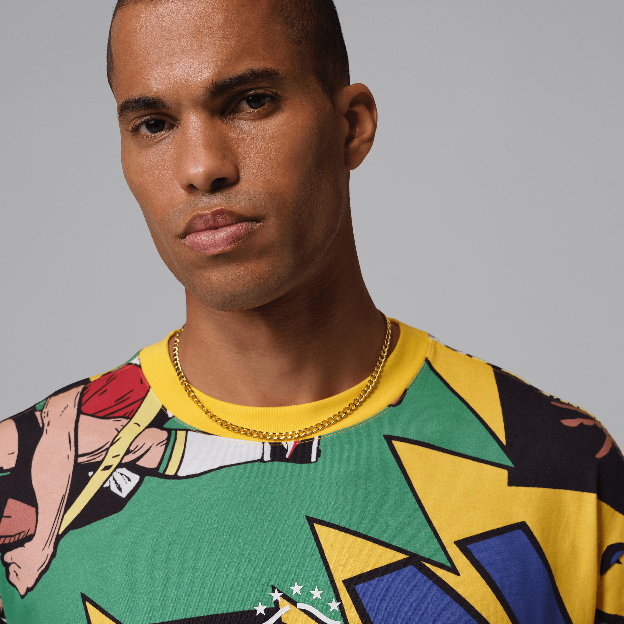 Jordan Essentials Polera de corte cuadrado para hombre