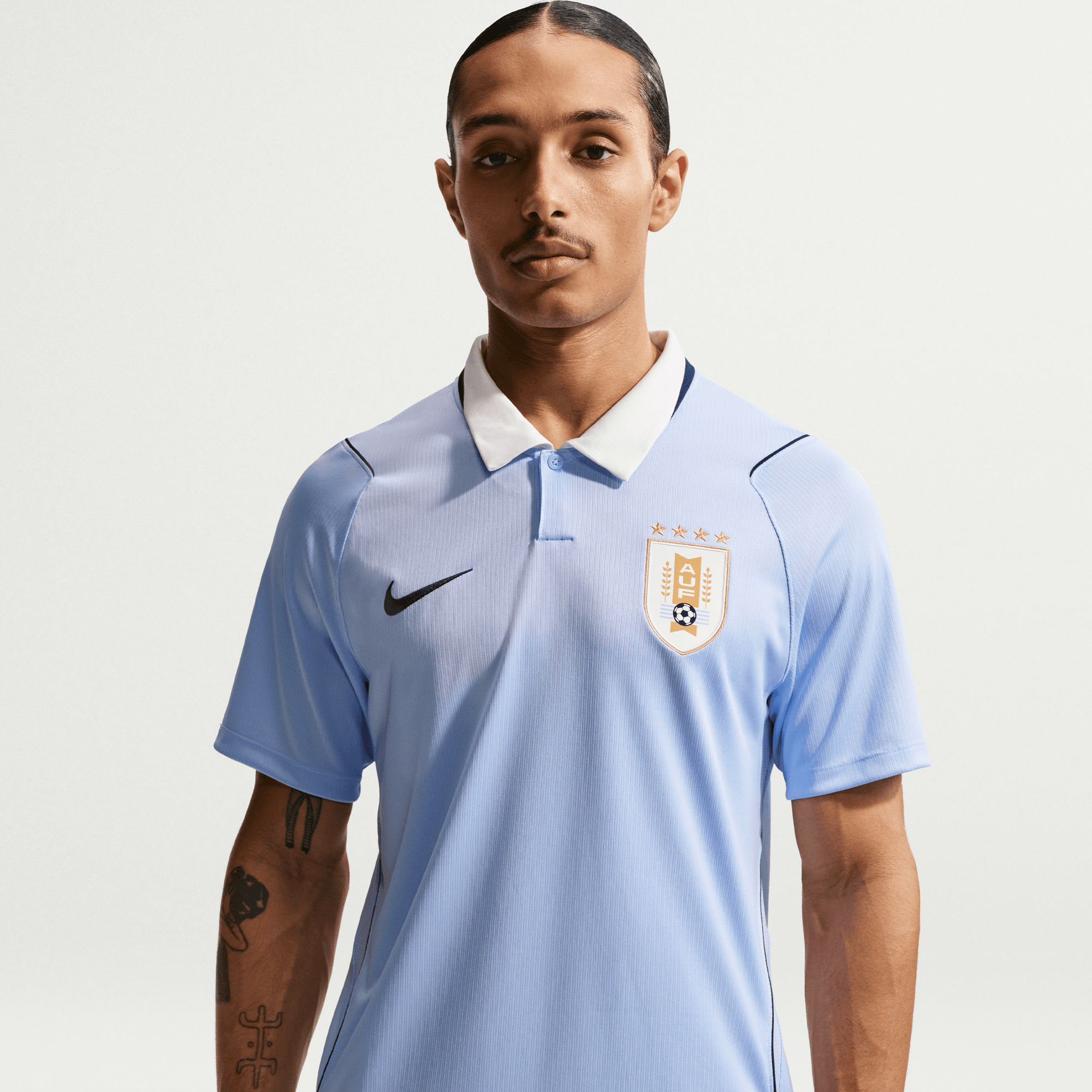 Uruguay local 2026 Stadium Camiseta de fútbol Nike Dri-FIT para hombre