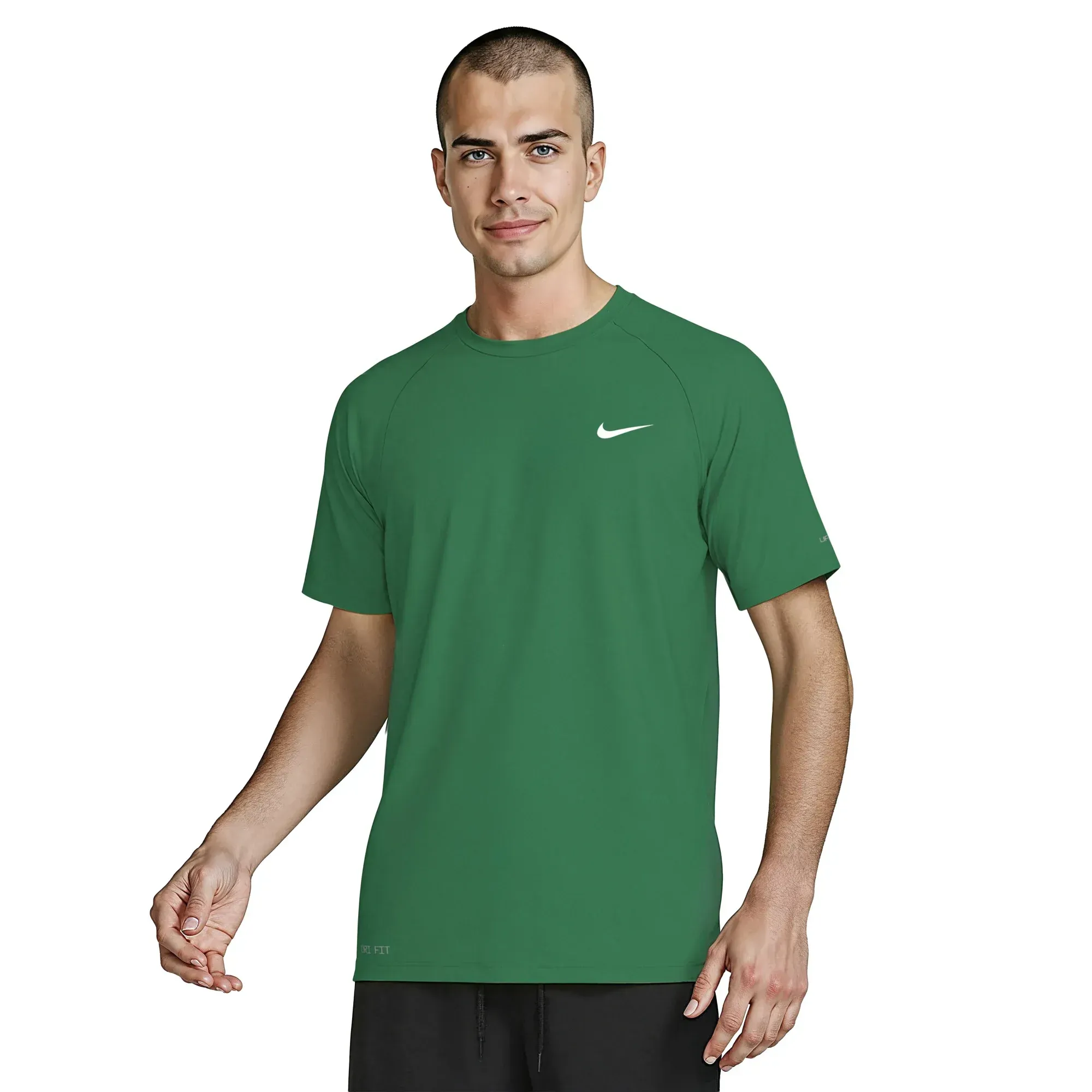 Nike Swim Hydroguard Solid Essential Polera de manga corta Dri-FIT UV para hombre