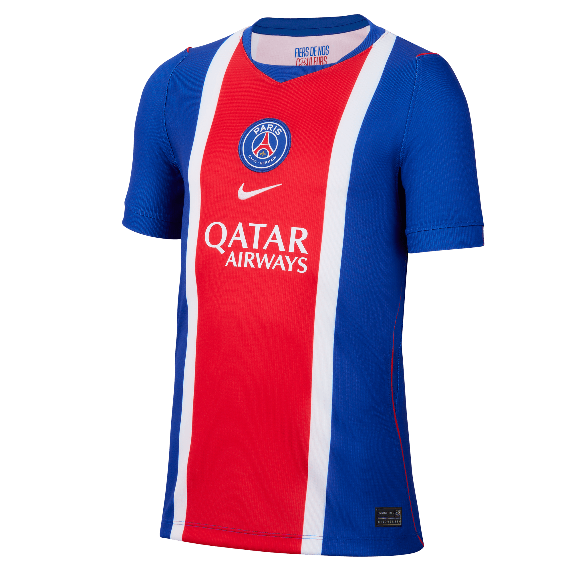 Paris Saint-Germain 2026/27 Stadium Home Polera de fútbol réplica Nike Dri-FIT para niños talla grande