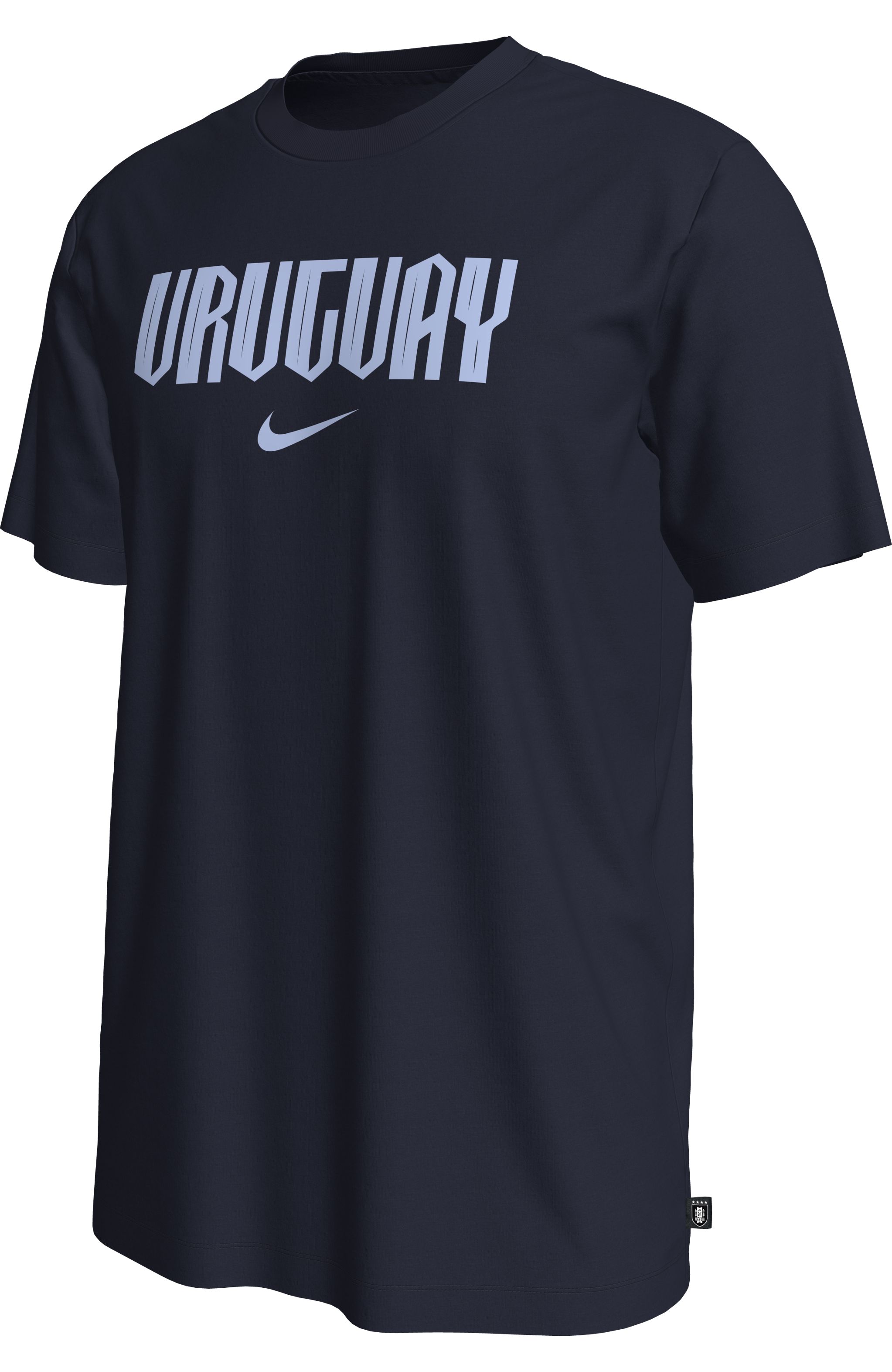 Uruguay Wordmark Tee Polera de fútbol para hombre