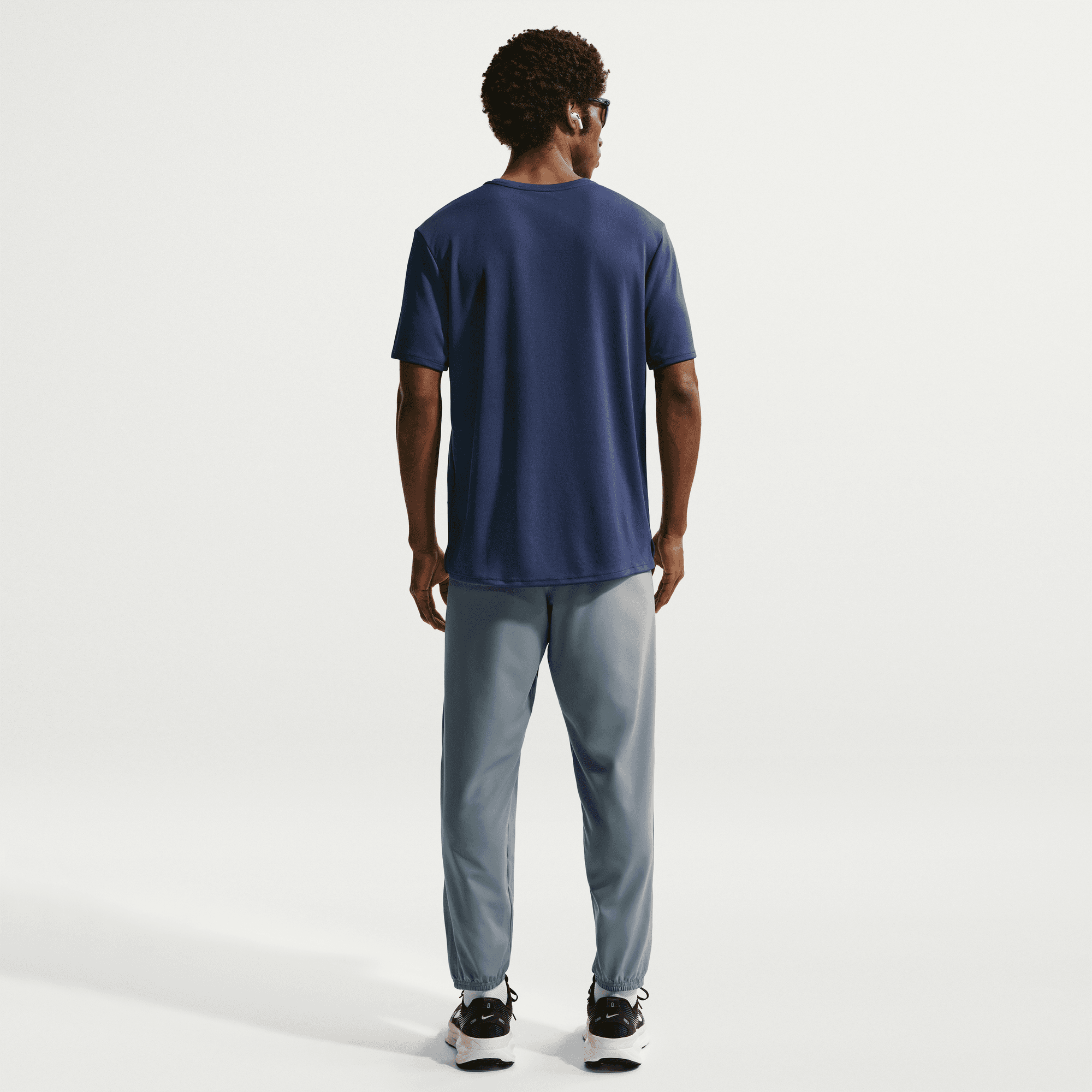 Nike Miler Polera de Running de Manga Corta Dri-FIT con Protección UV para Hombre