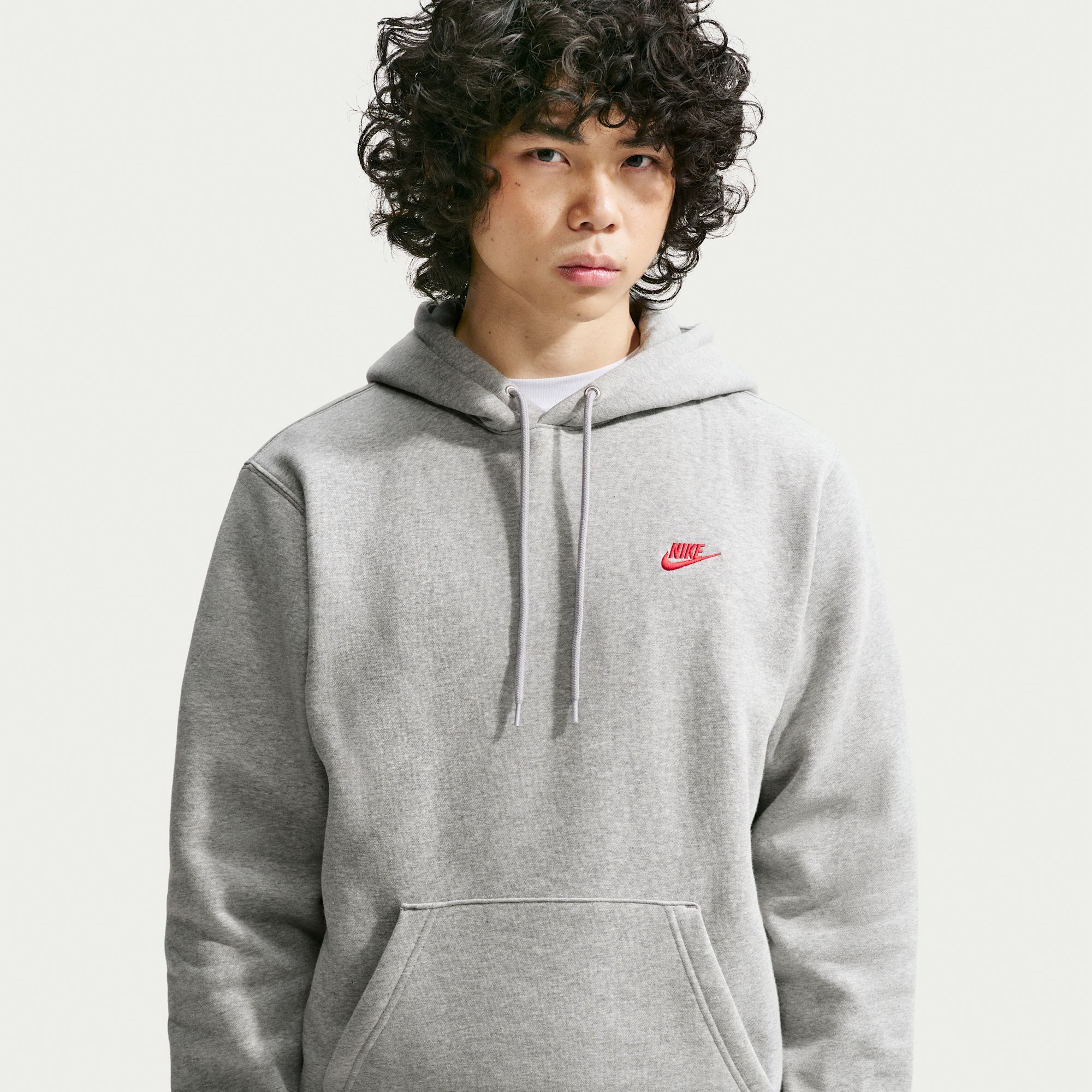 Nike Club Polerón con capucha sin cierre de tejido Fleece para hombre