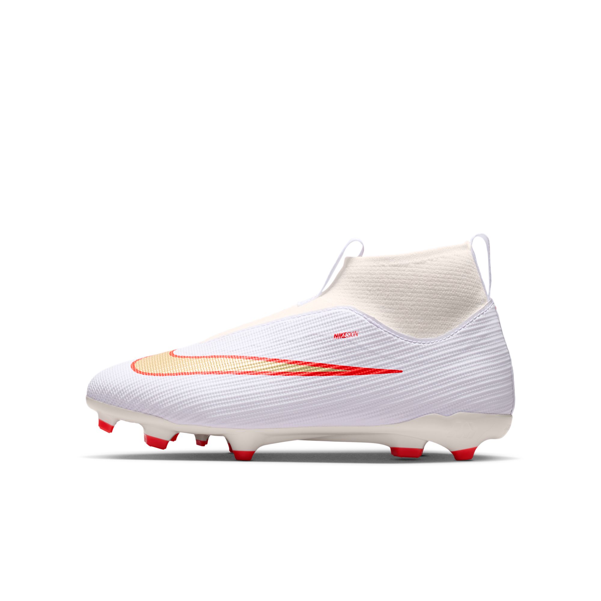 Nike Jr. Mercurial Superfly 11 Academy Zapatos de fútbol para terrenos múltiples (MG) de corte alto para niños grandes
