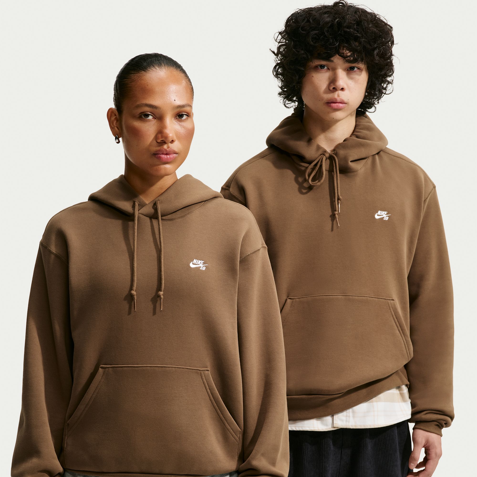 Nike SB Polerón con capucha sin cierre de skateboarding de tejido Fleece