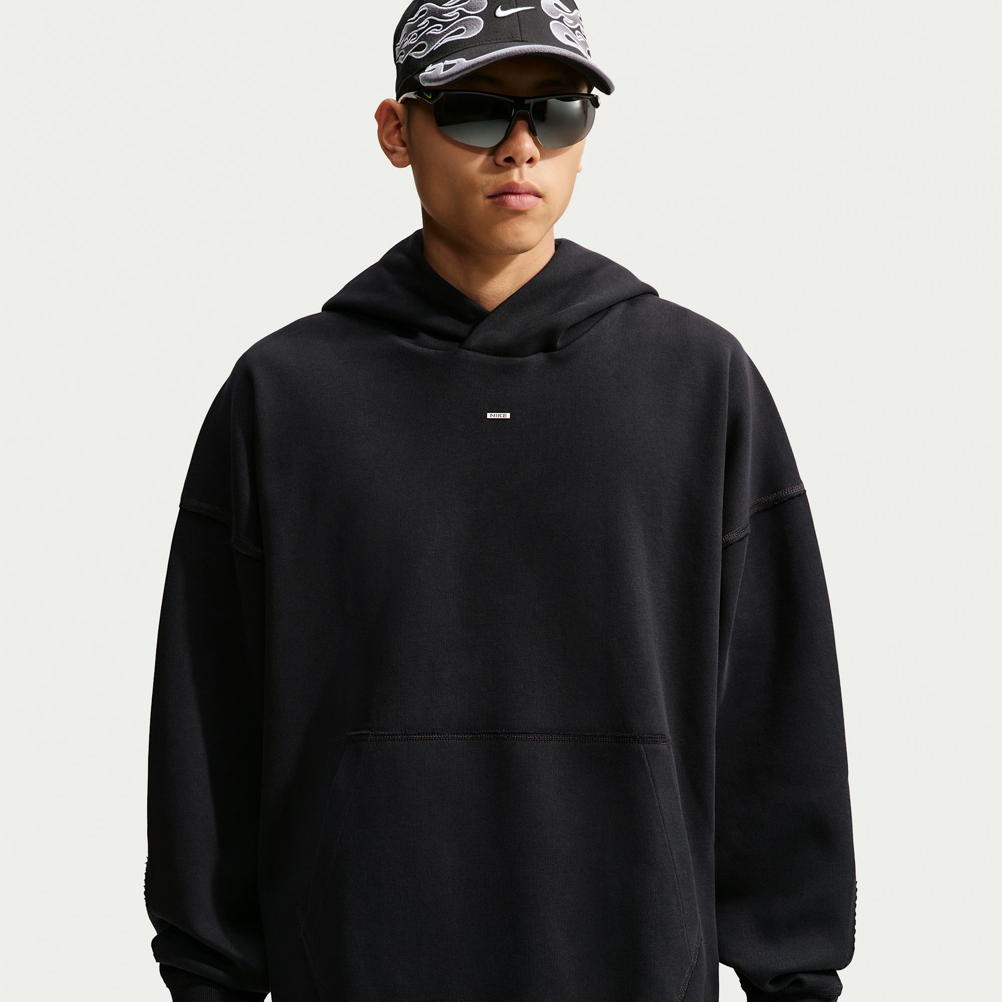 Nike Sportswear Polerón con capucha sin cierre de tejido Fleece para hombre