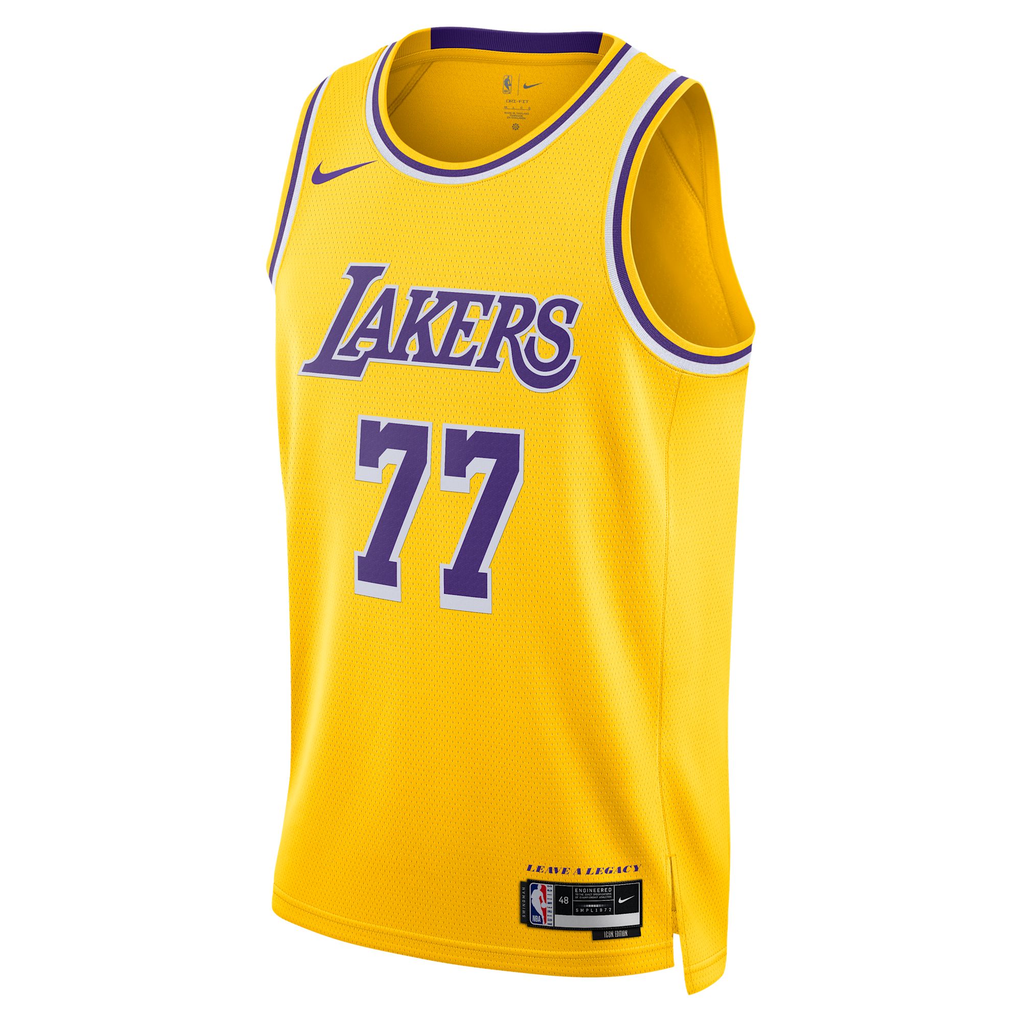 Los Angeles Lakers Icon Edition Jersey Nike Dri-FIT de la NBA Swingman para hombre