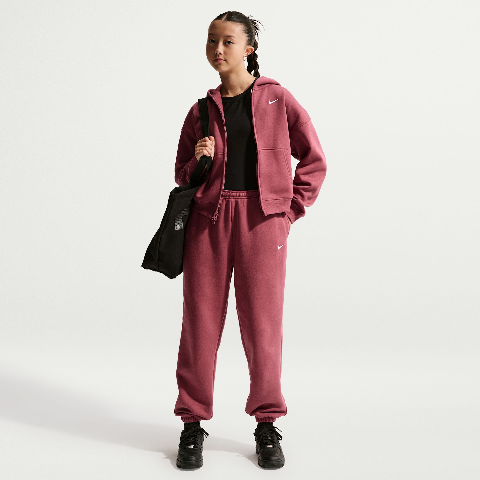 Nike Sportswear Studio Fleece Pants holgados para niña