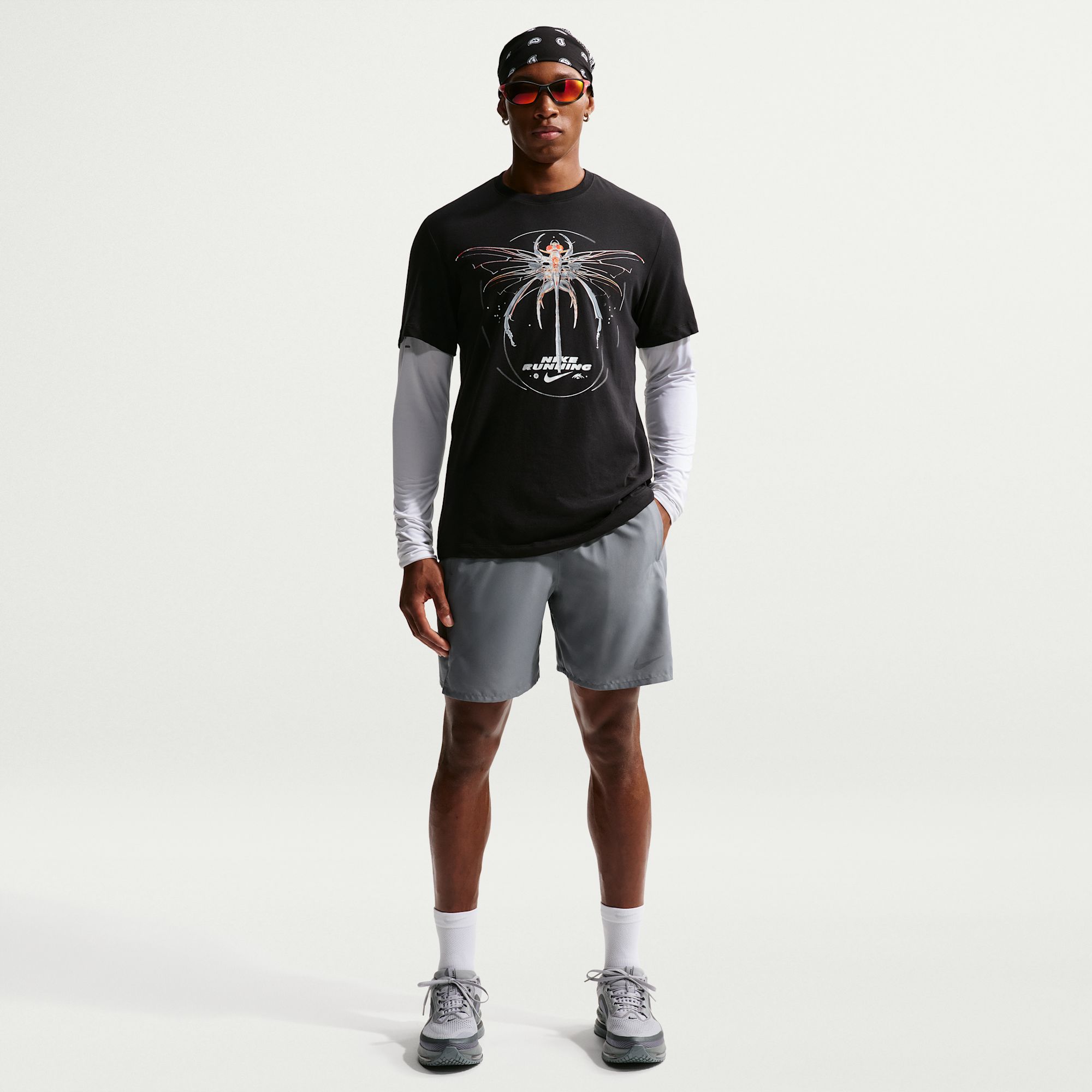 Nike Miler Short de correr Dri-FIT de 18 cm sin forro para hombre