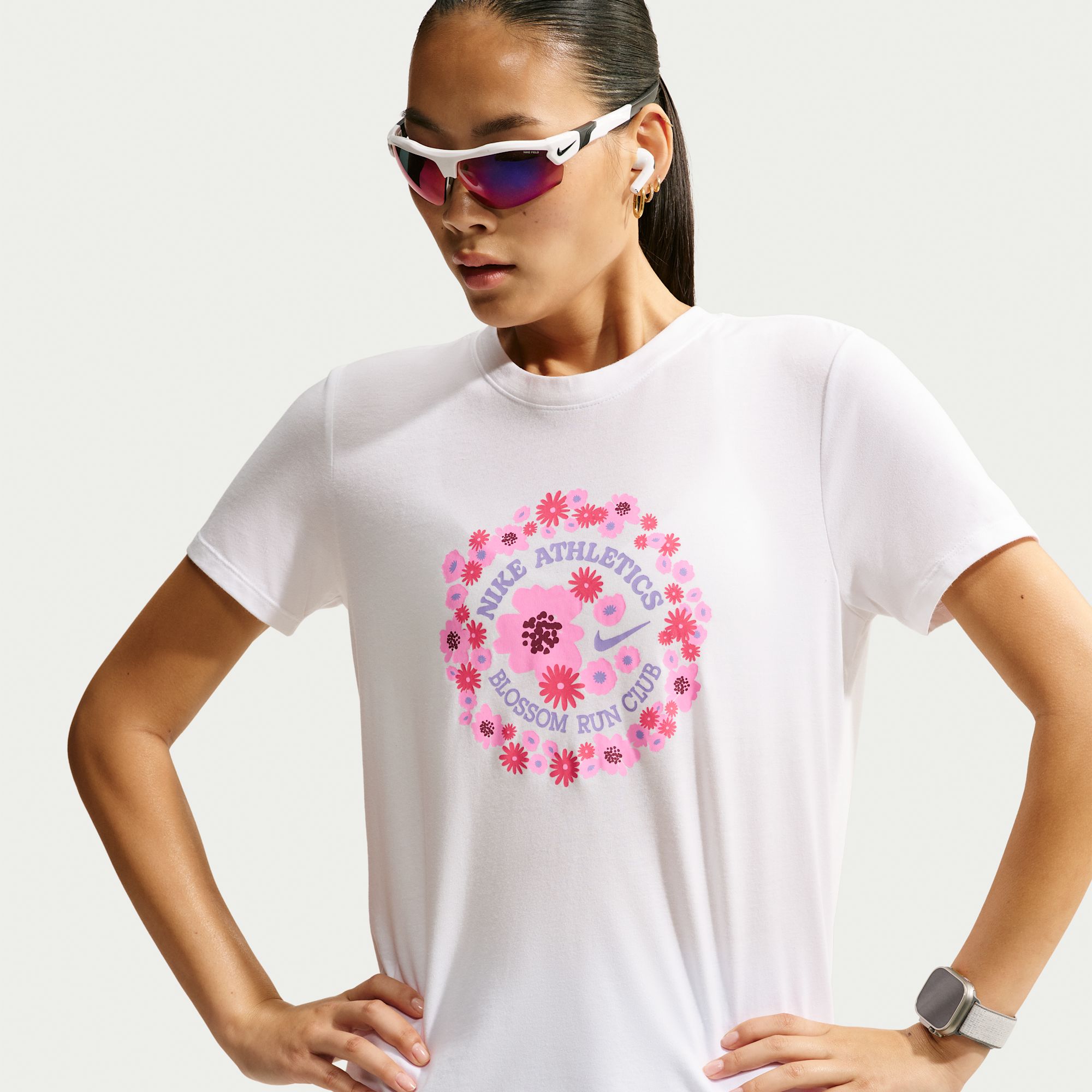 Nike Polera de correr Dri-FIT para mujer