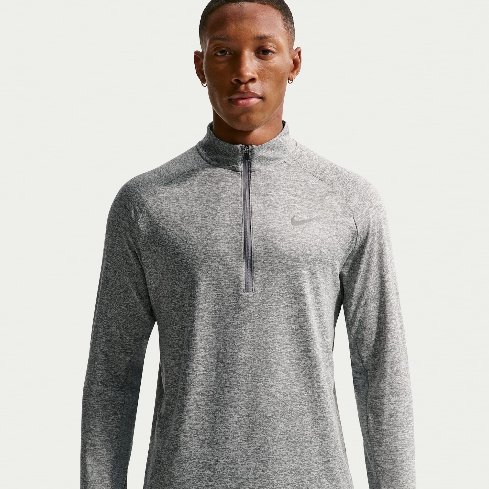 Nike Stride Polerón de correr Dri-FIT de cierre de 1/4 para hombre