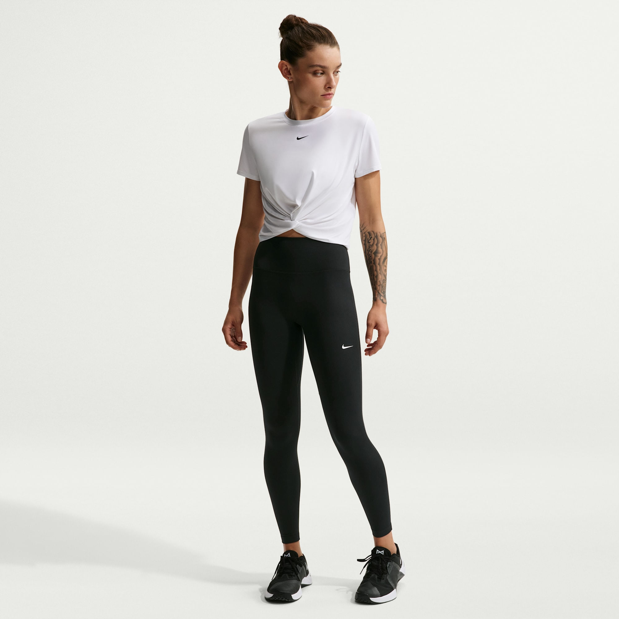 Nike One Seamless Front Calzas de tiro alto de largo completo para mujer