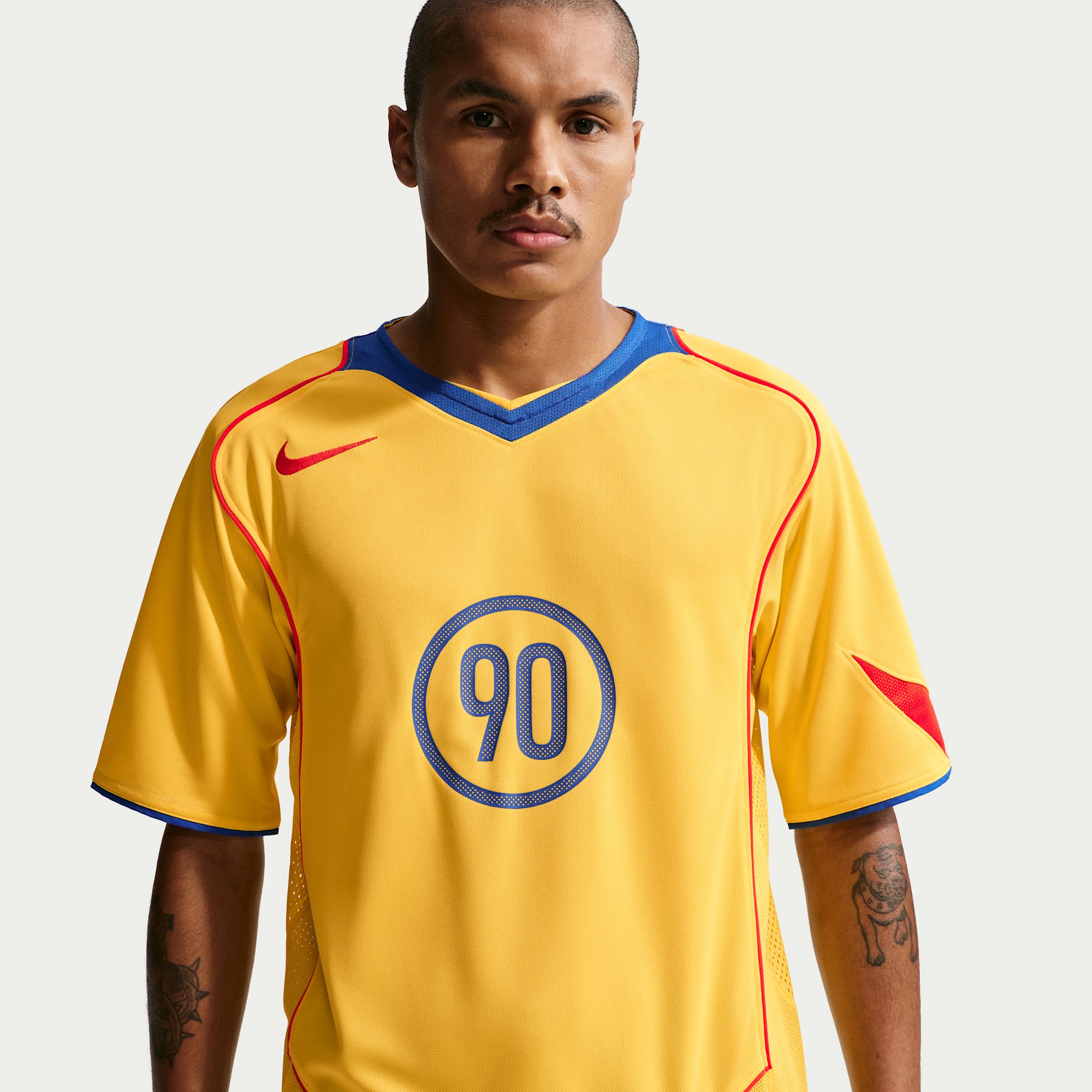 Nike Total 90 Polera de fútbol de manga corta Dri-FIT para hombre
