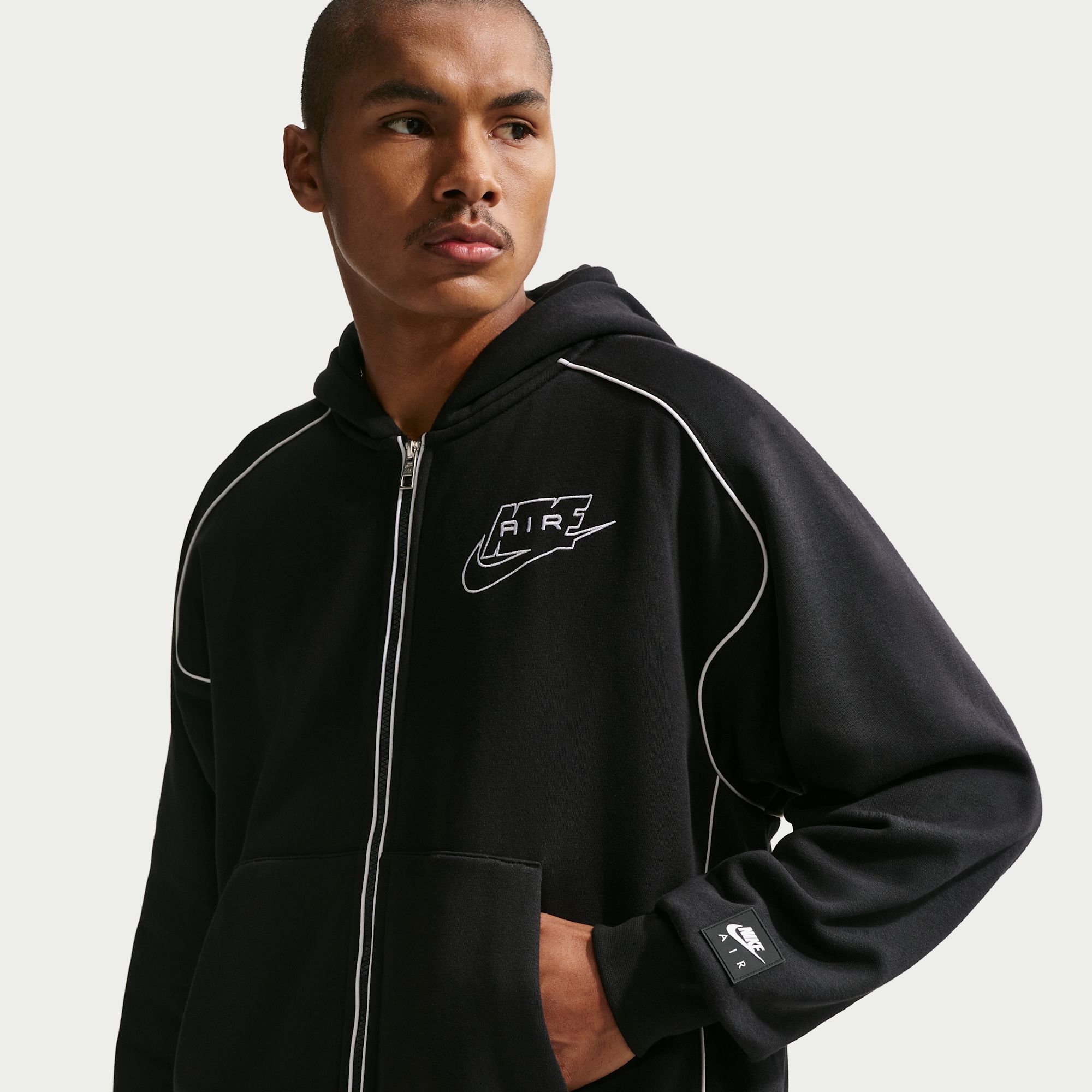 Nike Air Polerón con cierre completo para hombre