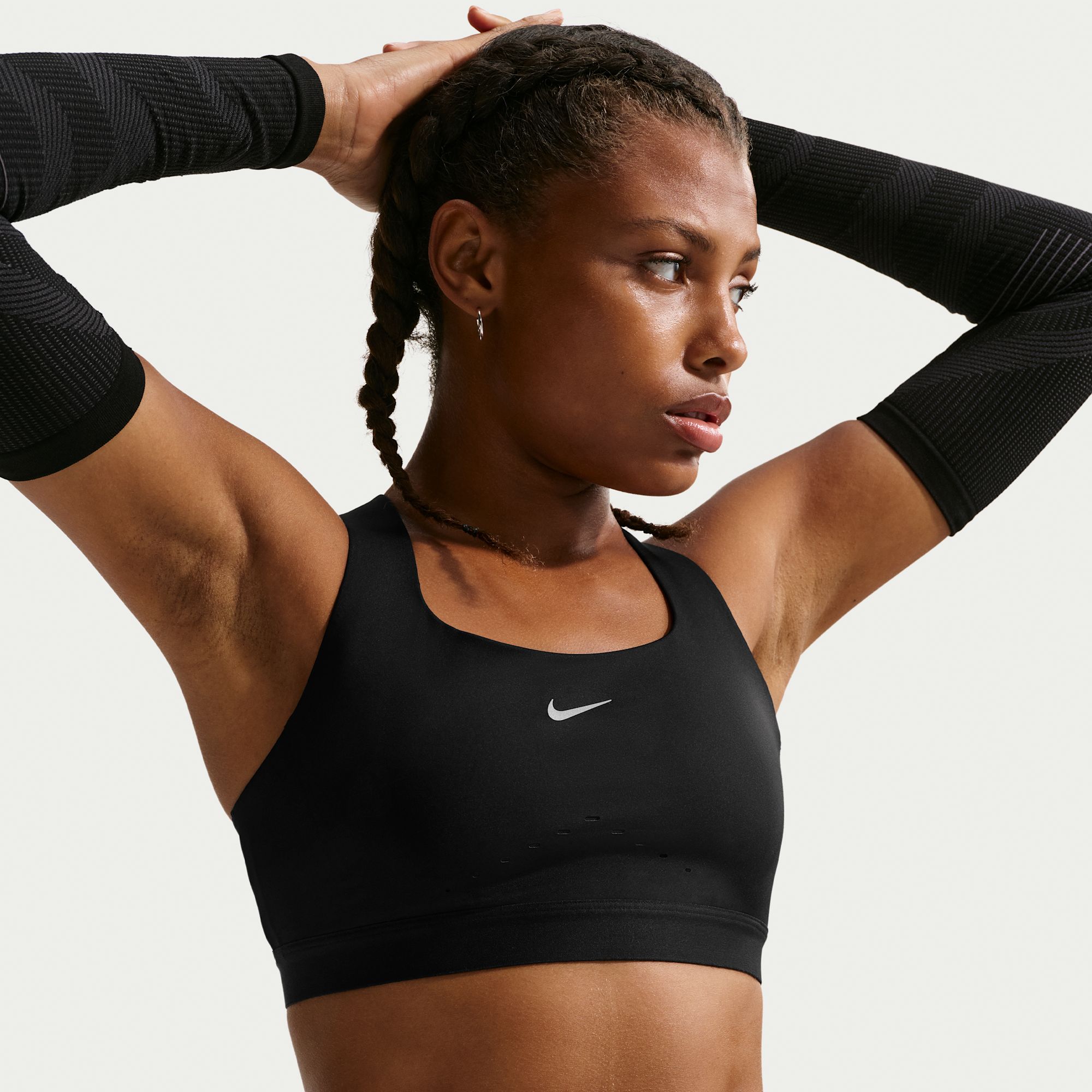 Nike Swift Peto deportivo de alta sujeción con forro ligero para mujer