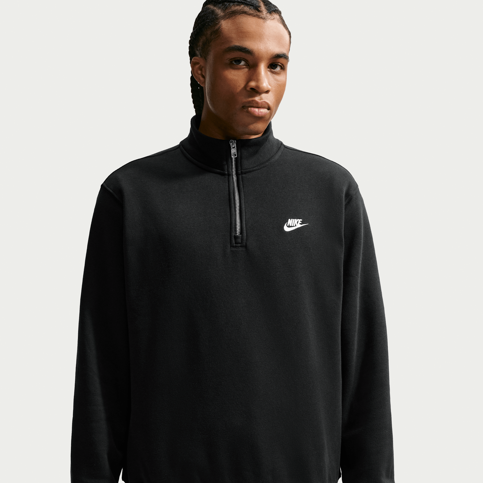 Nike Sportswear Club Camiseta con media cremallera de tejido Fleece - Hombre