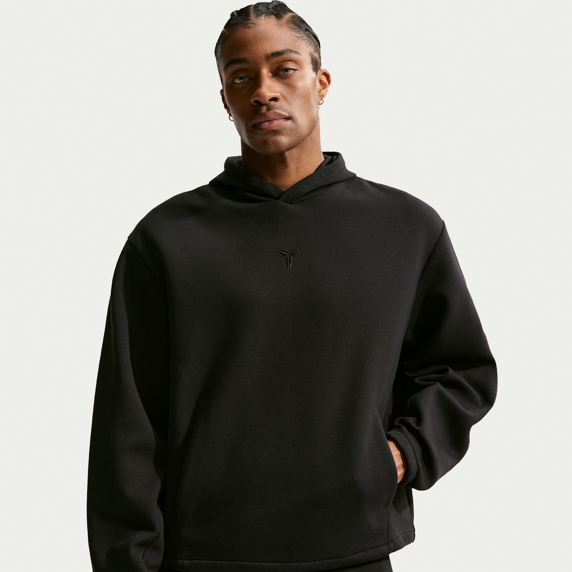 Kobe Polerón con gorro sin cierre de básquetbol Nike Dri-FIT para hombre