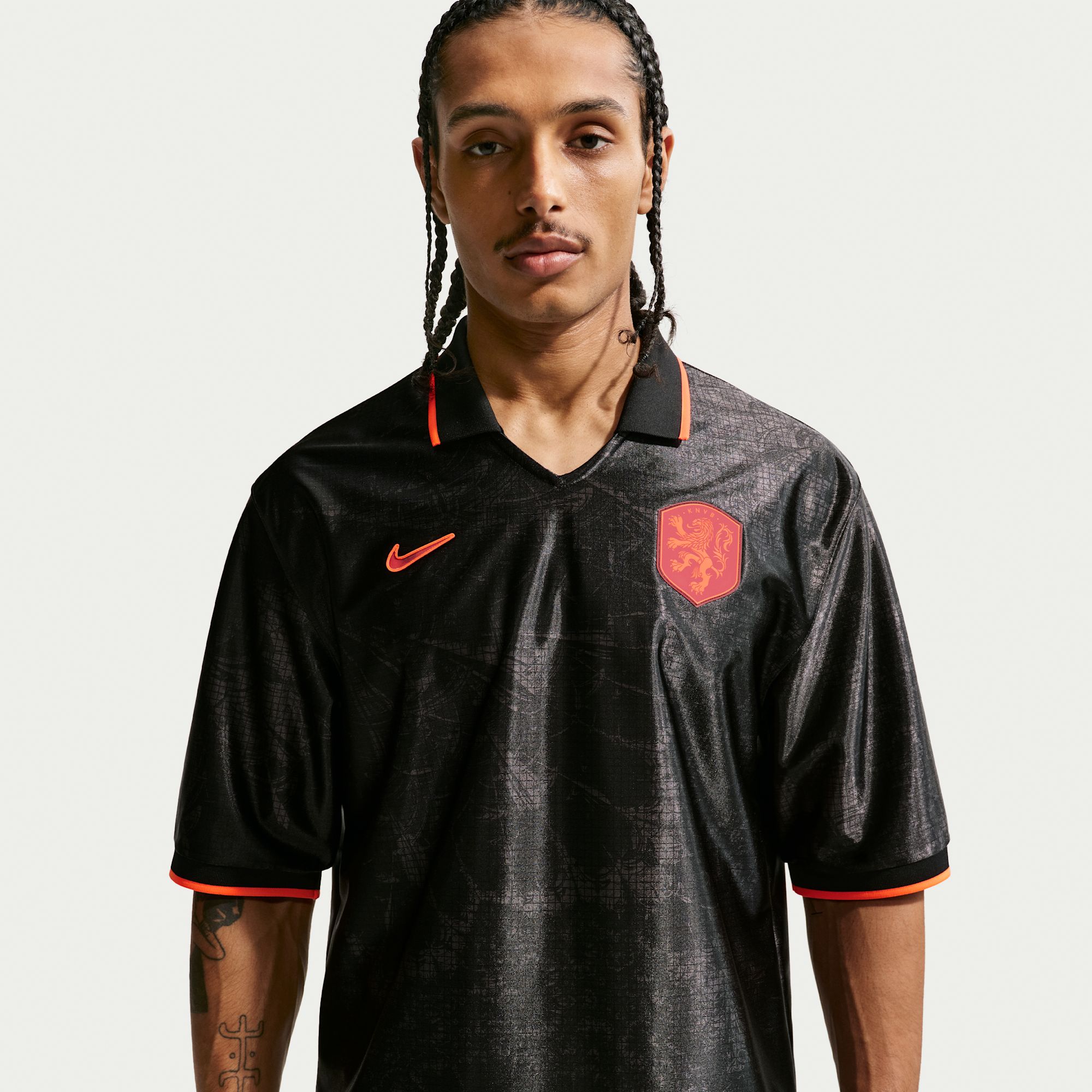 Netherlands Energy Polera de fútbol Dri-FIT para hombre