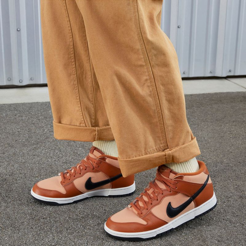 Nike dunk shop mid naranja